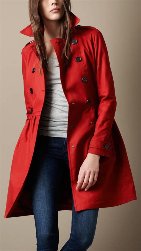 burberry brit cotton poplin trench coat|authentic burberry trench.